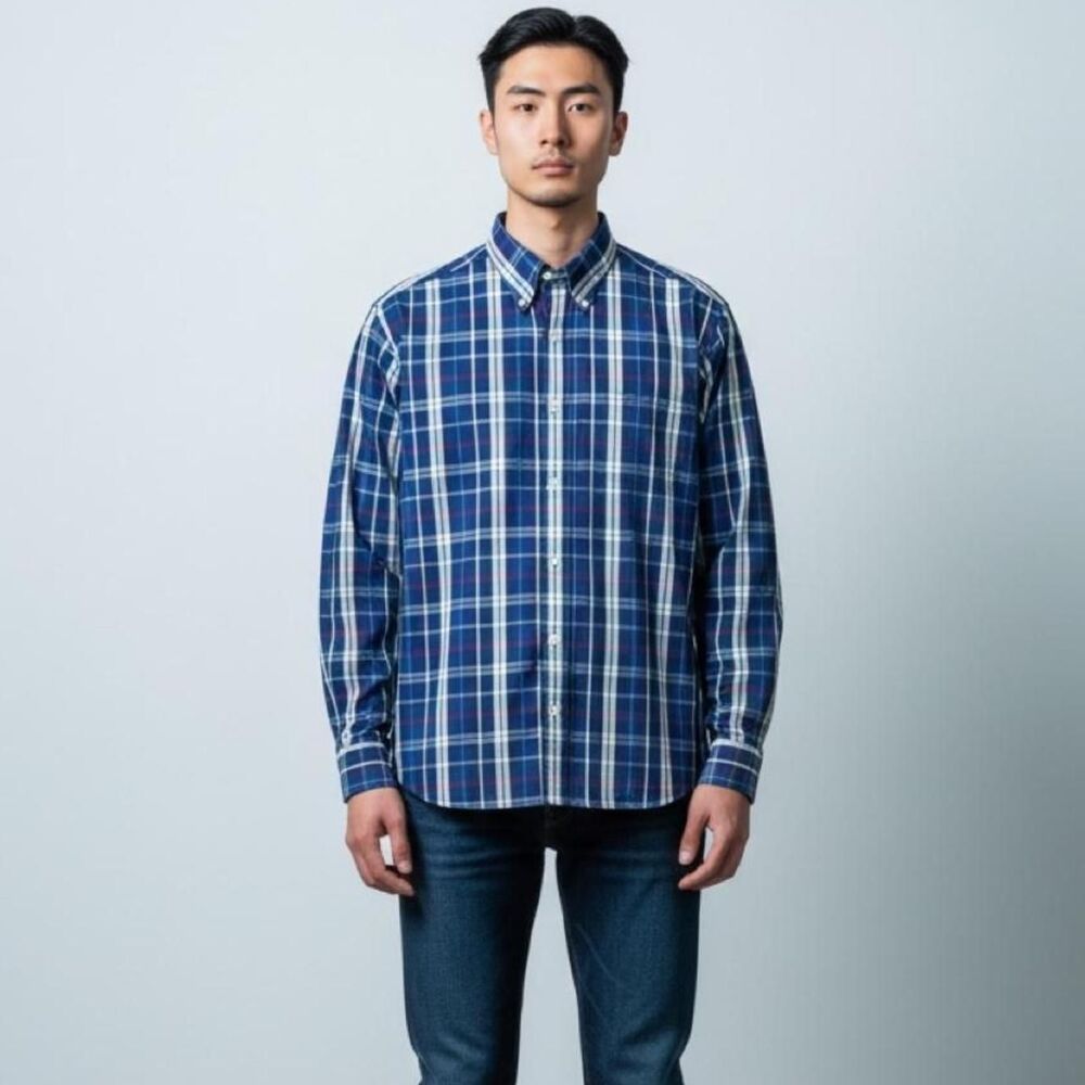 Brooks Brothers Button Down Slim Fit Plaid M